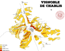 Chablis Carte du Vignoble